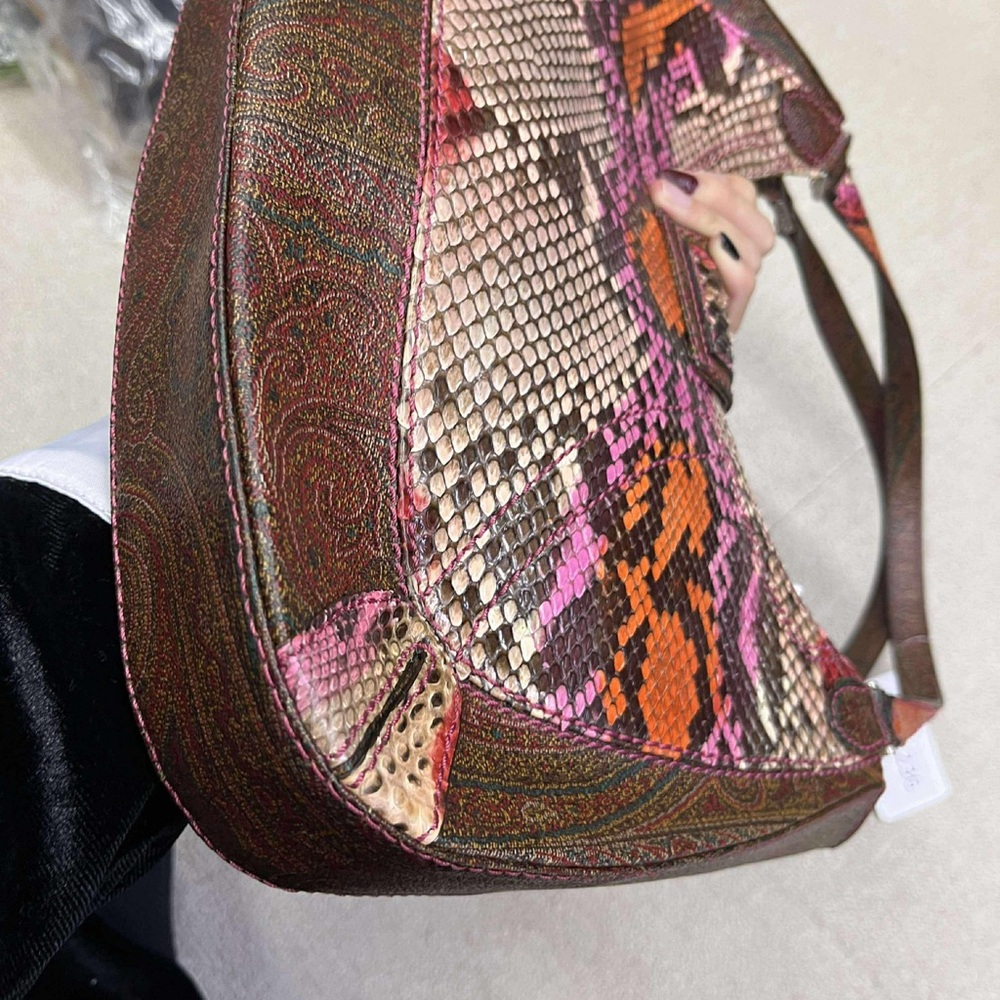 Etro Elegant Multicolor Snakeskin Pattern Women's… - image 4